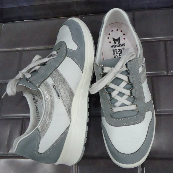 SIZE 9. Memphisto RUNOFF Runoff Air Jet Leather Sneaker Walking Casual. - Picture 1 of 16